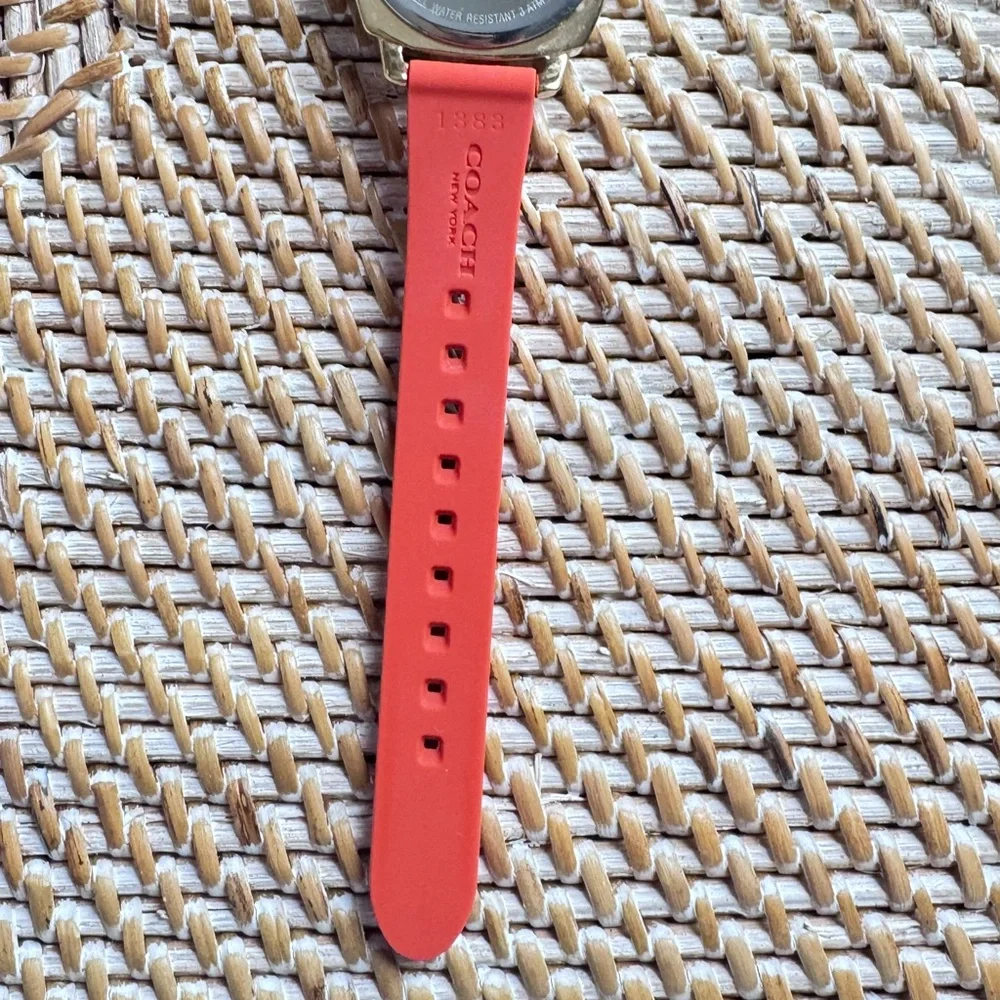 Coach Gold and Coral Smartwatch